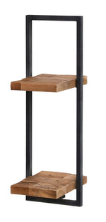 Bayan Metal Frame Wall Box IV - Teak