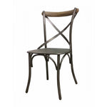 Dovren Crossback Chair - Dark Grey - Set Of Two