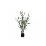 44" Eucalyptus Plant With 5" Black Pot - Green