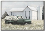 Vintage Ride Wall Art - White/Green - 30 X 45