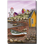 Colourful Cove Wall Art - Multi-Colour - 22 X 28