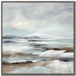 Horizon Haze I Wall Art - Blue/Grey - 30 X 30