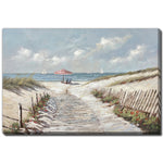 Dune Escape Wall Art - Blue/White - 30 X 45