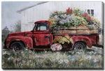 Vintage Delivery I Art - Red/Green - 24 X 35