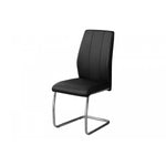 Cabot Dining Chair - Black/Chrome - Set Of Two