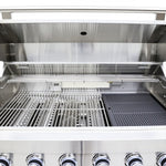 Forno Bulnes White Countertop Outdoor Kitchen with 40" 84,000 BTU BBQ and Beverage Centre - FODKT2520WHT