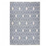 Marbella Diamonds Outdoor Rug - 5' x 7' - Blue