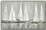 Elegance Afloat Wall Art - White - 30 X 45