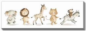 Little Explorers Wall Art - Multi-Colour - 20 X 60