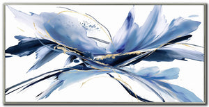 Celestial Wall Art - Blue/White - 28 X 56