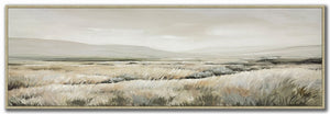 Fields of Whisper Wall Art - Grey/Beige - 20 X 60
