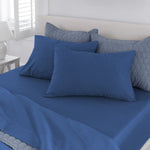 Beach King Sheet Set - Navy