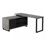 Runo Desk - Concrete Grey
