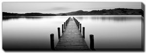 Infinite Calm Wall Art - Black/White - 20 X 60