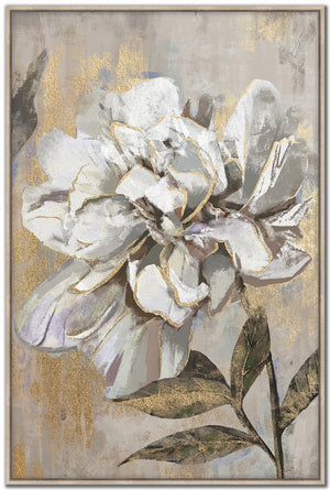 Peony Radiance II Wall Art - Gold - 48 X 32