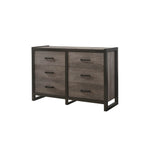 Terra 6-Drawer Dresser - Grey