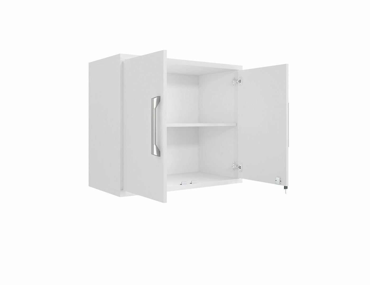 Lunde Floating Garage Cabinet - White - Set of 2