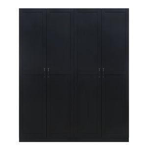 Klinte Storage Closet - Black - Set of 2