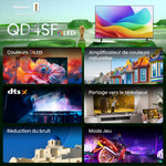 Hisense Téléviseur intelligent 40 po QLED FireTV Pleine HD – 40QD4SF--