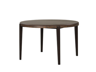 Arabella Table de salle à manger ronde – noir, brun