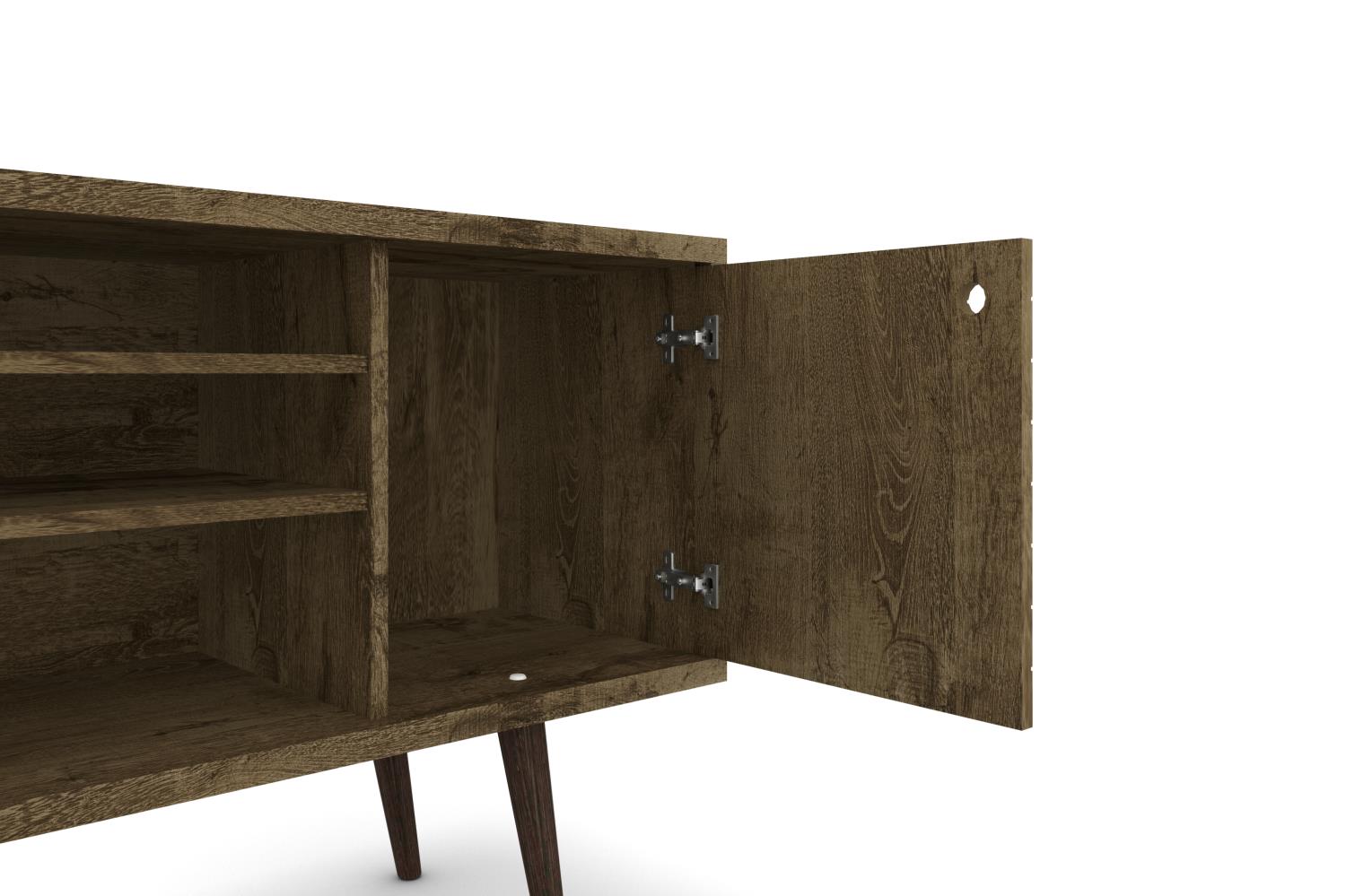Lekedi 53" TV Stand - Rustic Brown
