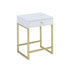 Wingham End Table - White