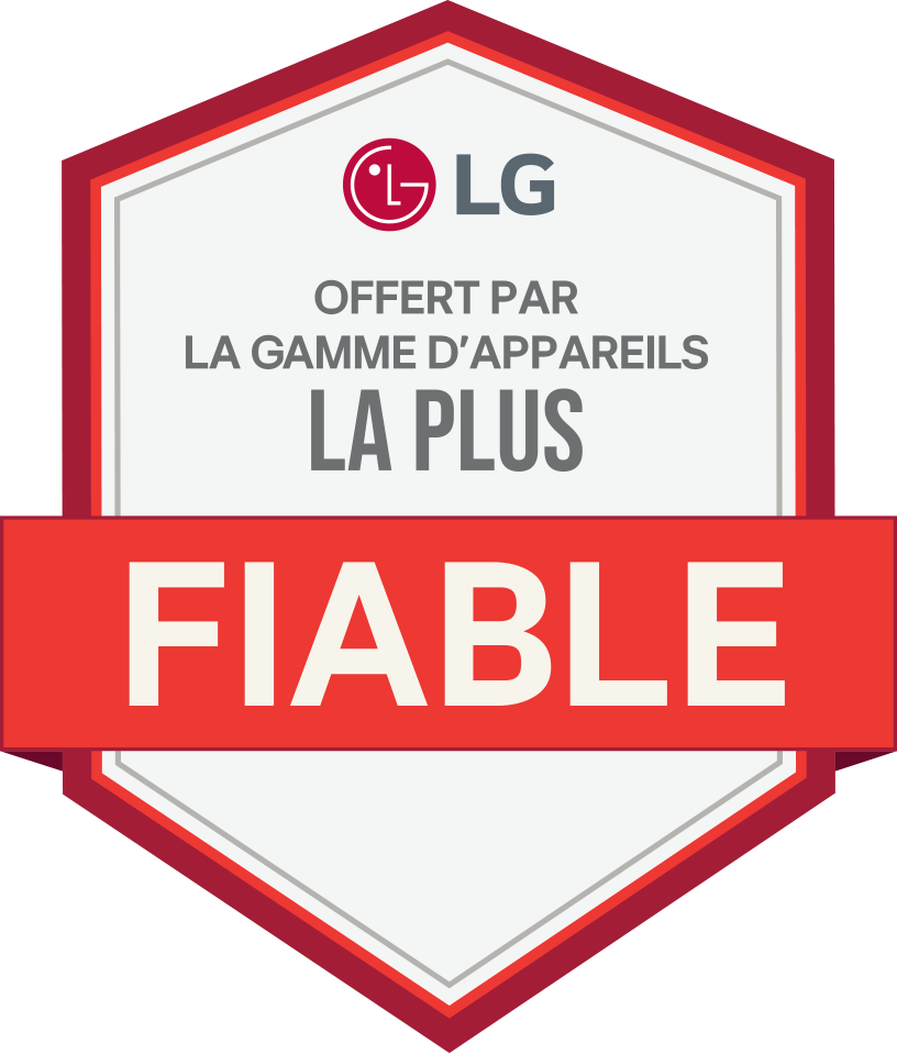 LG Réfrigérateur 22 pi³ de 30 po avec porte à 2 battants blanc - LRFNS2200W--