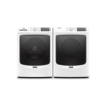 Maytag White Front-Load Washer (5.5 cu. ft.) & Electric Dryer (7.3 cu. ft.) - MHW6630HW/YMED6630HW