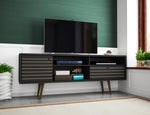 Lekedi 71" TV Stand - Matte Black