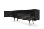 Lekedi 71" TV Stand - Matte Black