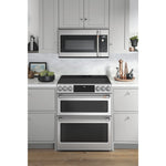 Café Stainless Steel 30" Electric Double Oven Range with Built-in Wifi and No-Preheat Air Fry (6.7 Cu. Ft) - CCES750P2MS1