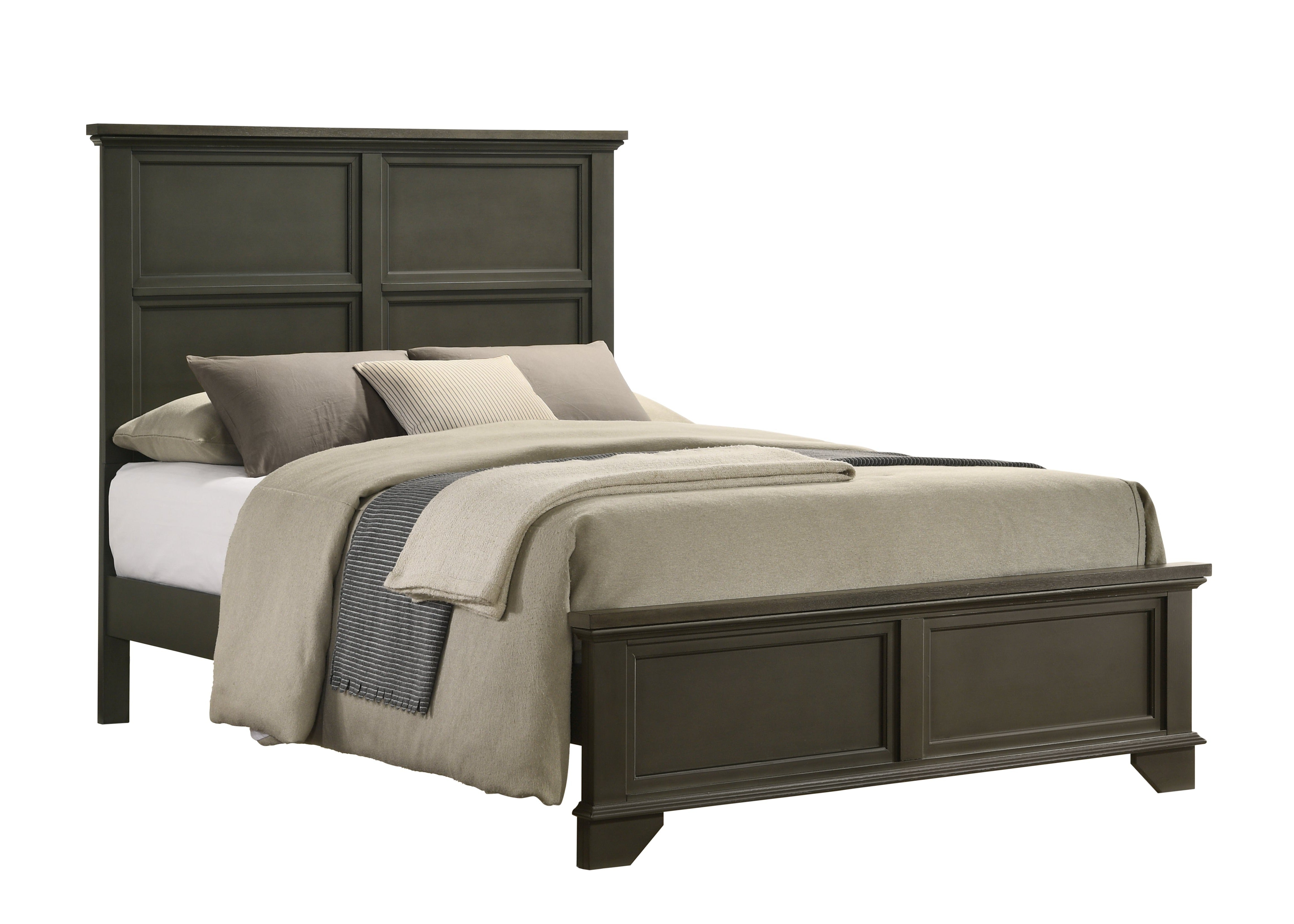 Abigail 6-Piece Full Bedroom Package - Grey