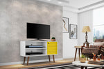 Lekedi 42" TV Stand - White/Yellow