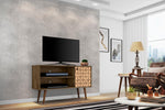 Lekedi 42" TV Stand - Rustic Brown/3D Brown Print