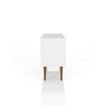 Lekedi 42" TV Stand - Gloss White/Aqua Blue