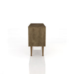 Lekedi 42" TV Stand - Matte Rustic Brown/White