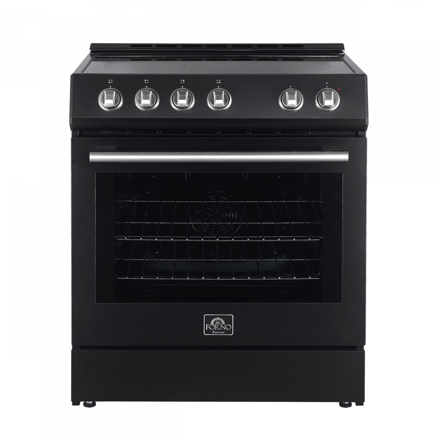 Forno Leonardo Black Slide-in Electric Range (5.0 Cu. Ft.) - FFSEL6022-30BLK