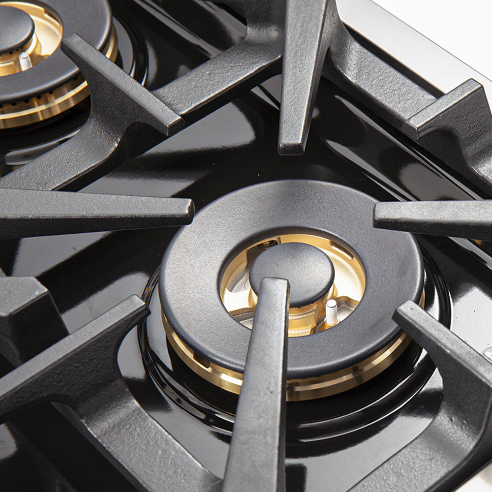 Forno Capriasca 36" Stainless Steel Freestanding Gas Range (5.36 Cu. Ft.) - FFSGS6260-36