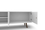 Lekedi 63" TV Stand and Panel Set - White