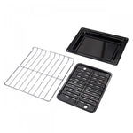 Forno Galiano 36" Stainless Steel French Door Electric Range with True Convection and Air Fry (5.36 Cu. Ft.) - FFSEL6917-36