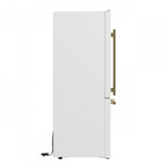 Forno Milano 62" White 2-piece Freestanding Dual Bottom Freezer Refrigerator (34.4 Cu. Ft.) - FFFFD1787-60WHT