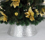 Jingle Metal Christmas Tree Collar - Silver