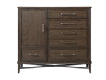 Alonso 6 Drawer Gentleman's Chest - Weathered Oak