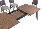 Oslo Extendable Counter Height Dining Table - Weathered Chestnut