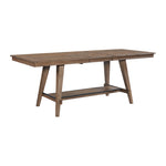 Oslo Extendable Counter Height Dining Table - Weathered Chestnut