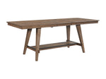 Oslo Extendable Counter Height Dining Table - Weathered Chestnut