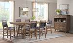 Oslo Extendable Counter Height Dining Table - Weathered Chestnut