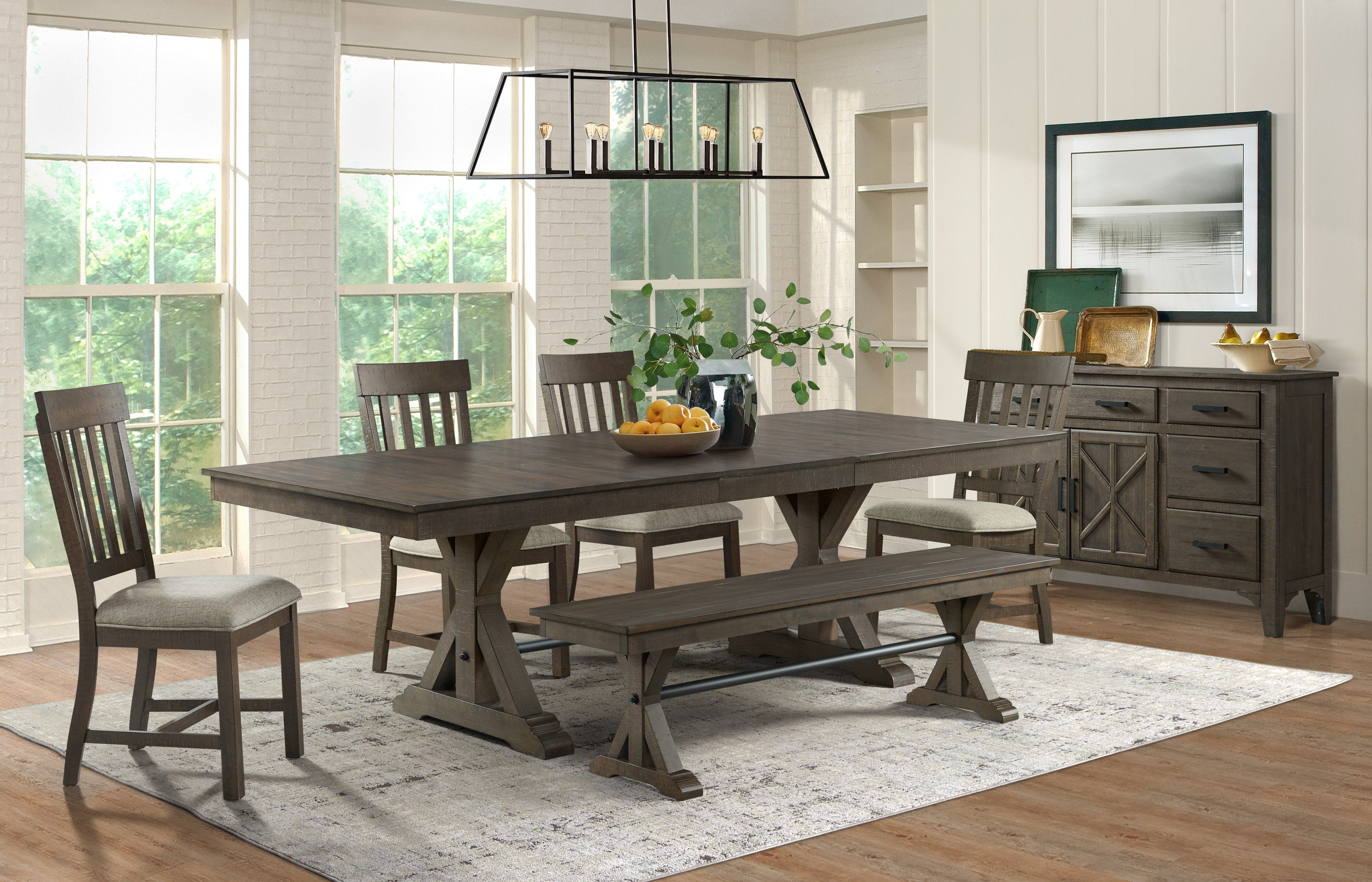 Sullivan Server - Dark Brown