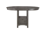 Freda Extendable Counter Height Dining Table - Grey