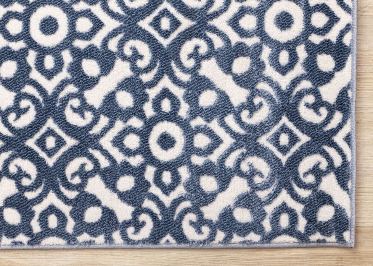 Feeling Connected 5'3" x 7'7" Area Rug - Blue